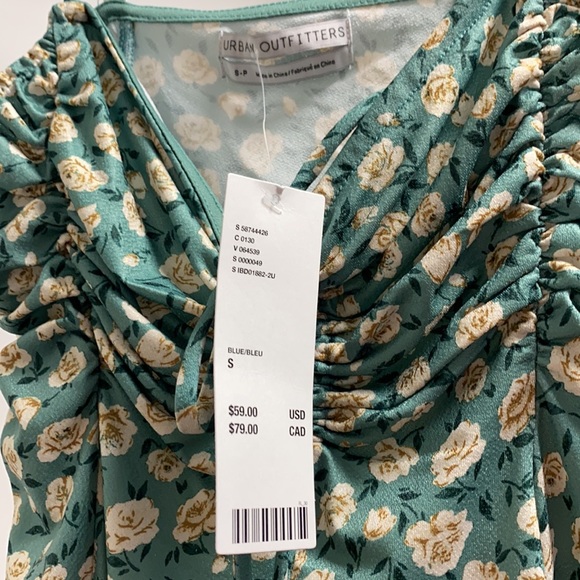 Green floral skater dress - Picture 4 of 4